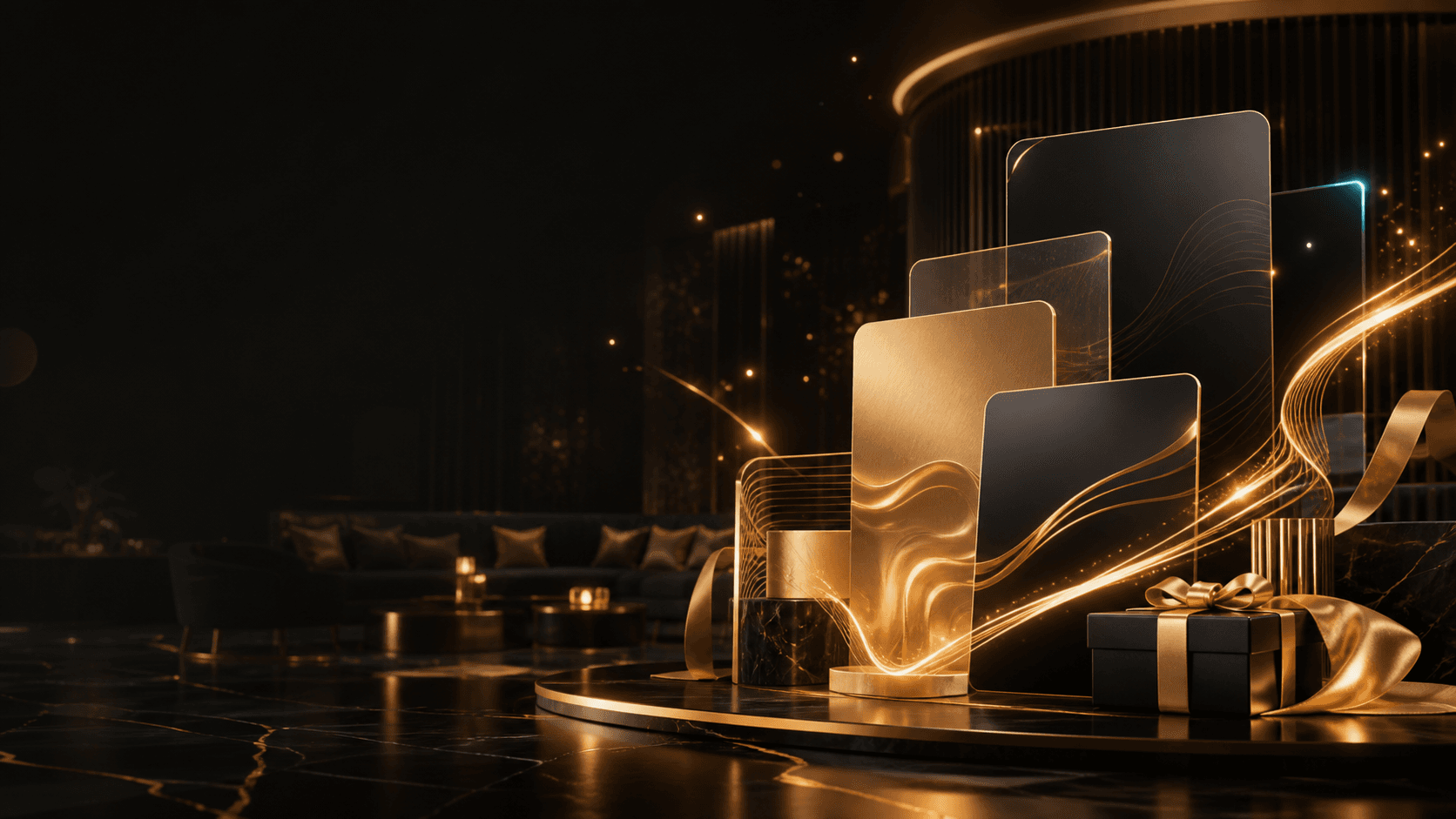 Premium promotions and rewards club background